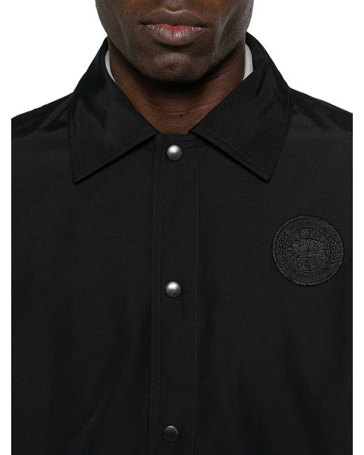 Canada Goose Blue Regency Jacket With Logo for men