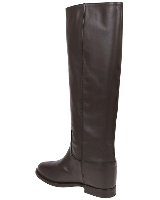 Via Roma 15 Brown Leather Boots