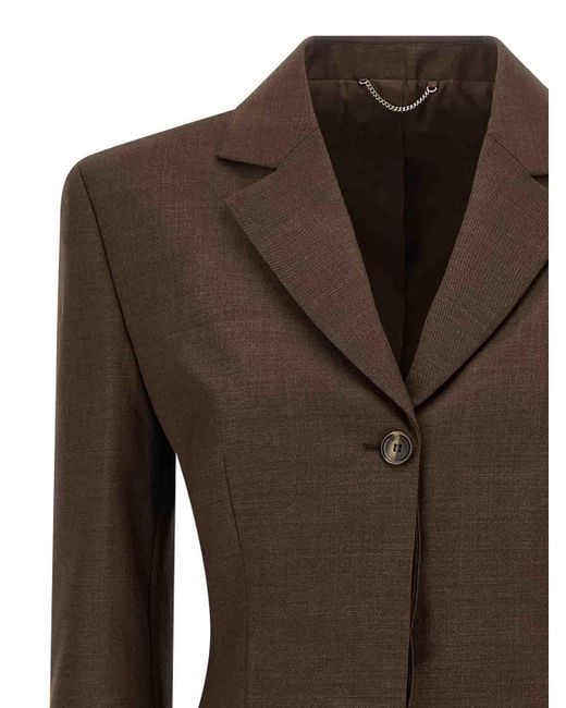 Magda Butrym Brown 03 Blazer