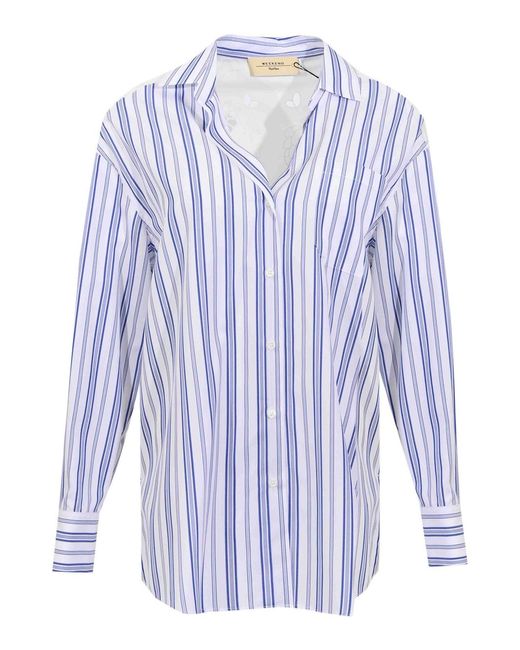 Weekend by Maxmara Blue Wkdtessile Shirt