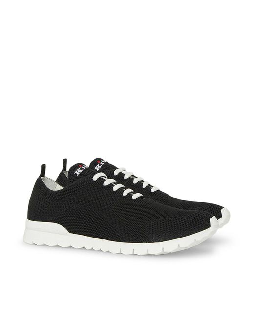 Kiton Black Running Sneakers for men