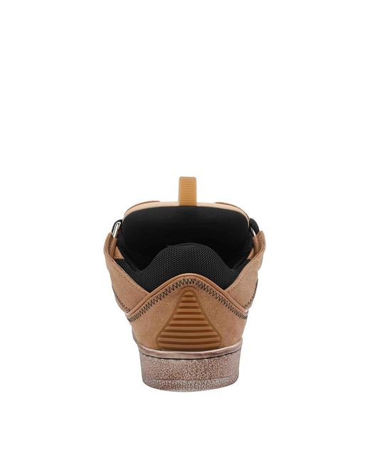 Lanvin Brown Curb Sneakers for men