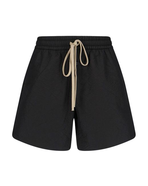 Fear Of God Black Sports Shorts Logo for men