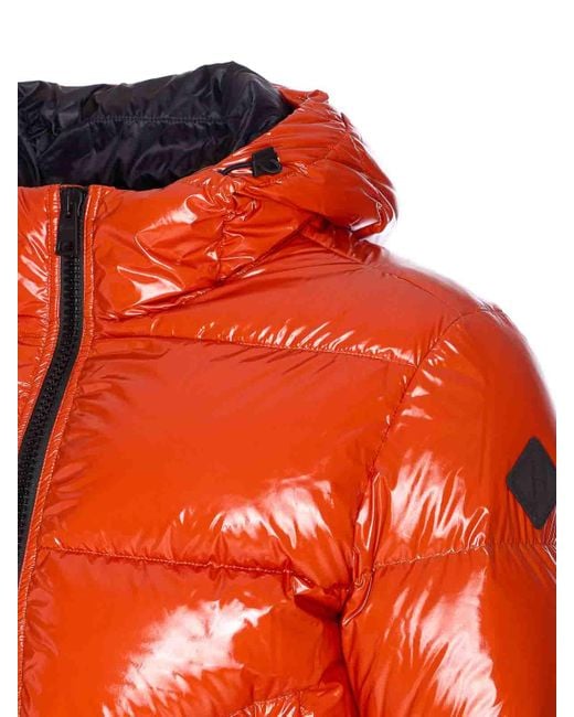Herno Orange Gloss Bomber for men