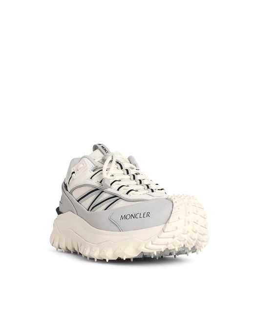 Moncler Natural Trailgrip Gtx Leather Blend Sneakers for men