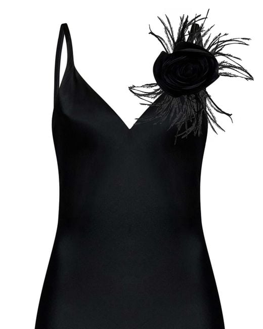 ROOM76 Black Long Silk Blend Sat