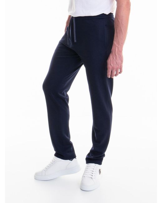 Canali Blue Pants for men