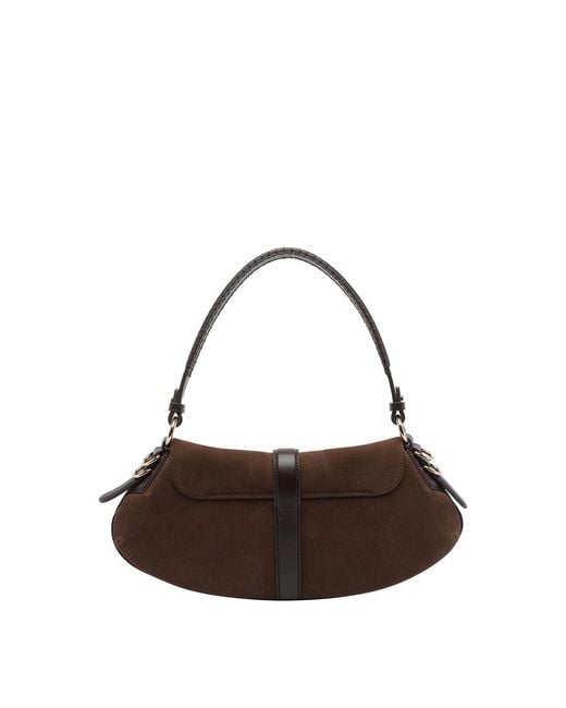 Ganni Brown B-Kat Shoulder Bag