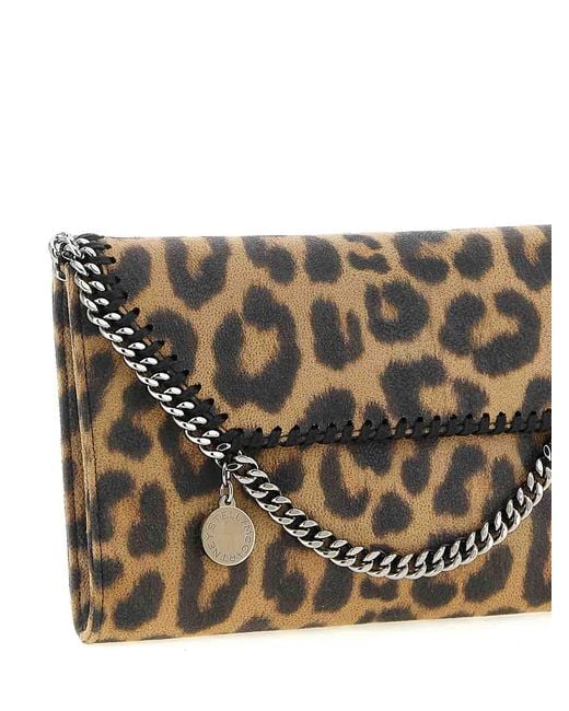 Stella McCartney Metallic Falabella' Clutch