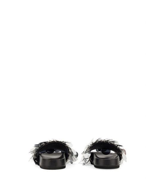 Rabanne White Sparkle Sandal