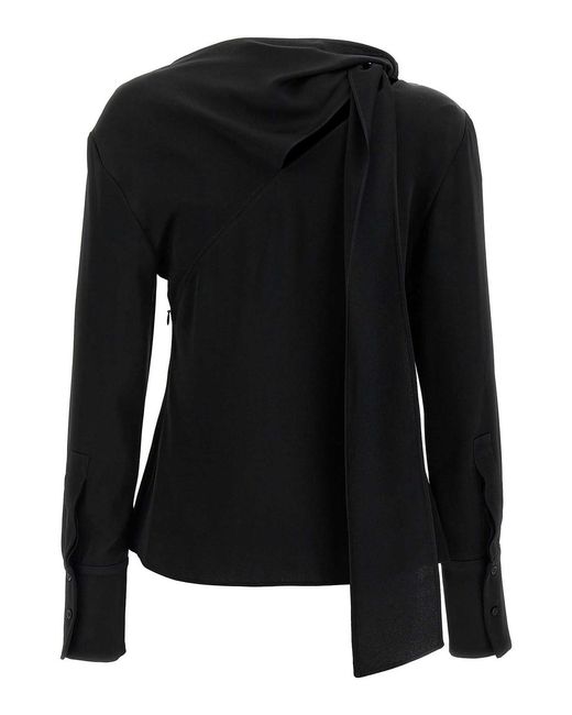 Givenchy Black Viscose Blouse