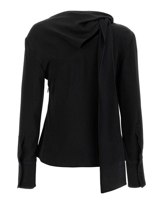 Givenchy Black Viscose Blouse