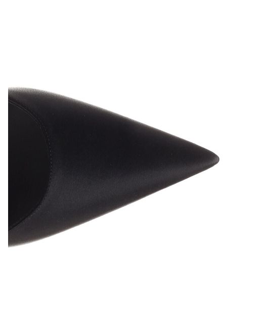ALEVI Black Axel Satin Pump