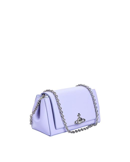 Vivienne Westwood Purple Hazel Medium Handbags