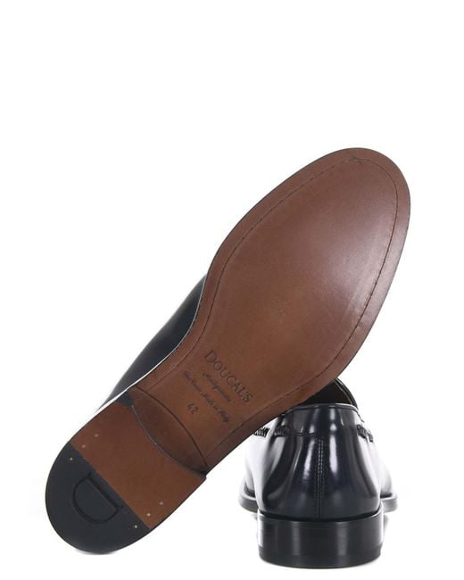 Doucal's Black Loafers for men