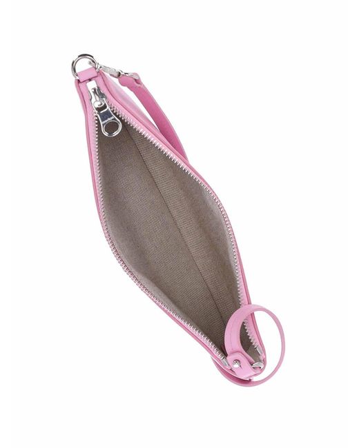 Courreges Pink Pouch Logo