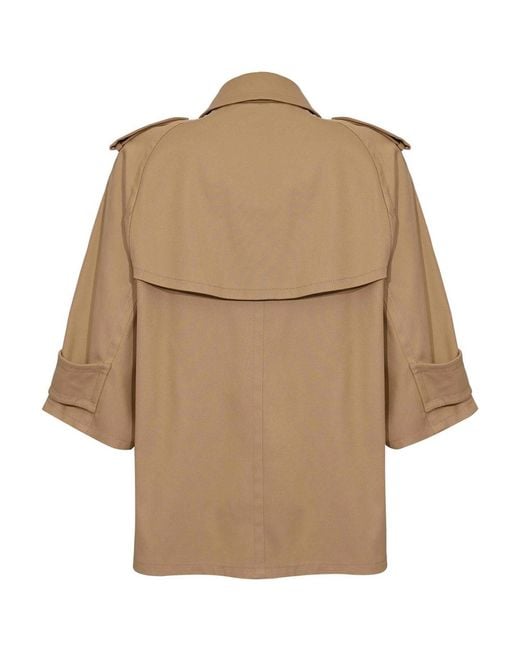 Fay Natural Pea Coat