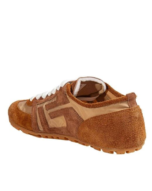 Balmain Brown Racer 45 Sneakers