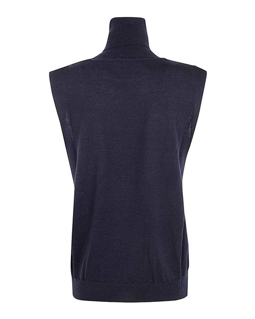 Liviana Conti Blue Gilet