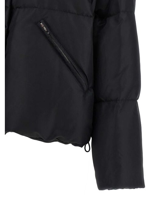 MM6 by Maison Martin Margiela Blue Scarf Down Jacket