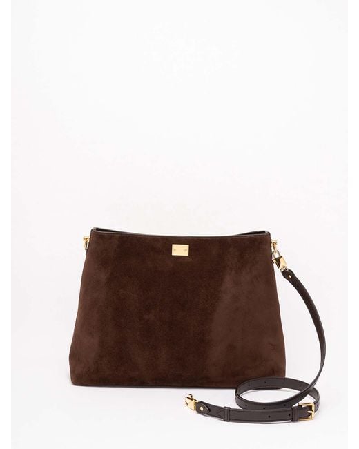 Dolce & Gabbana Brown Large 'Vittoria' Bag