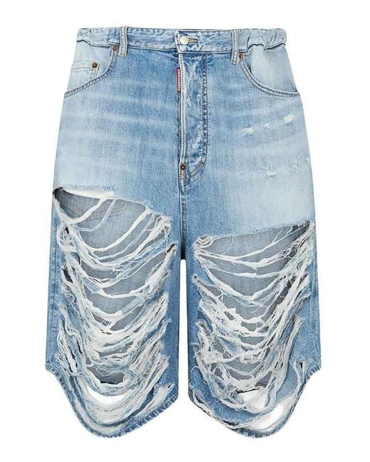 DSquared² Blue Shorts for men