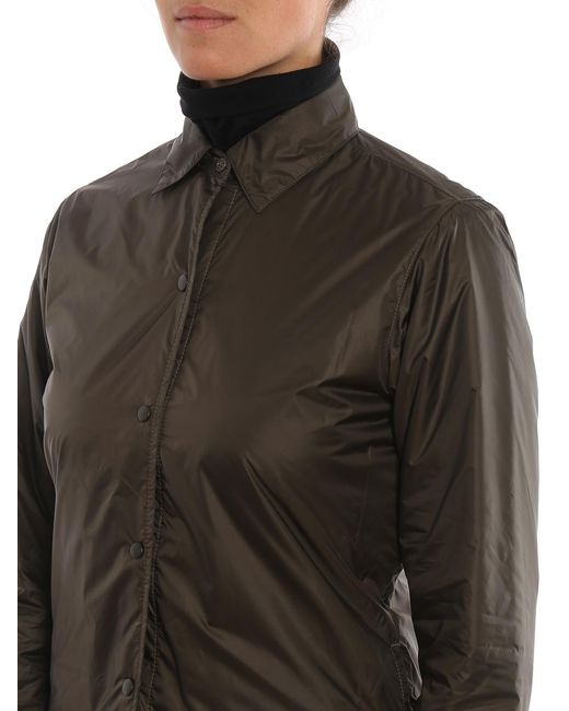 Aspesi Gray Glue Army Padded Jacket