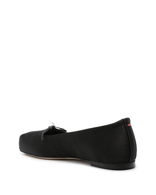 Aeyde Black Gabriella Satin Shoes