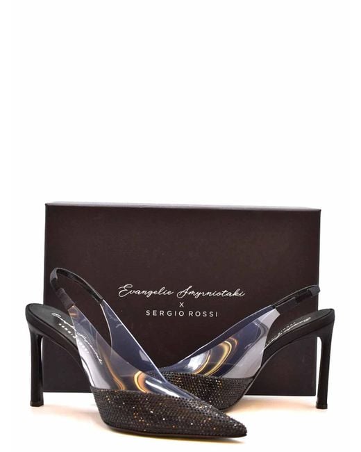 Sergio Rossi Black Sandals