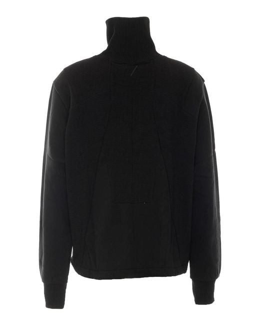 Thom Krom Black M Sj Zip Sweater for men