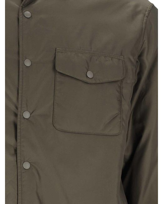 Aspesi Green Overshirt 13 Piu Khaki for men