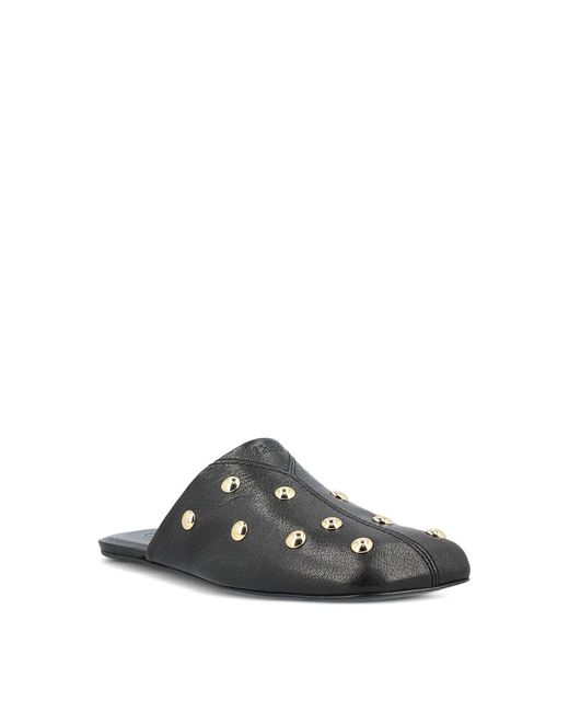 Chloé Black Flat Mules