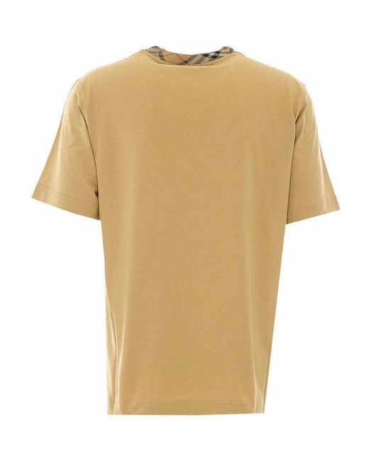Burberry Yellow Flax Ryan T-Shirt for men