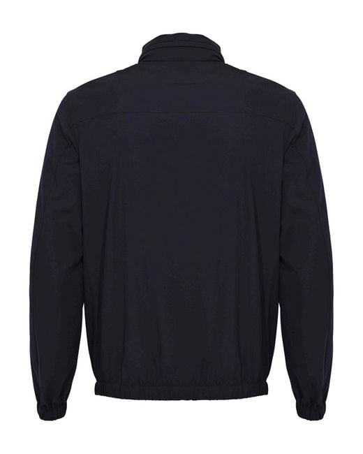 Fay Blue Short Travel Bomber Jacket for men