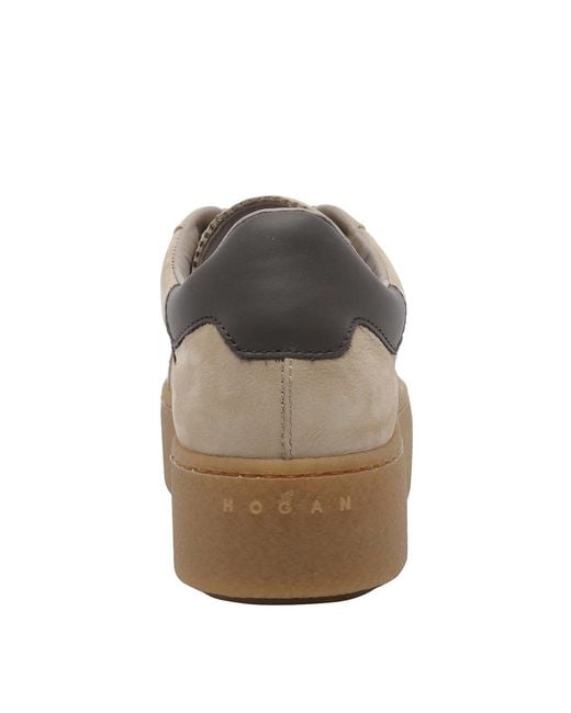 Hogan Brown Cool Sneakers