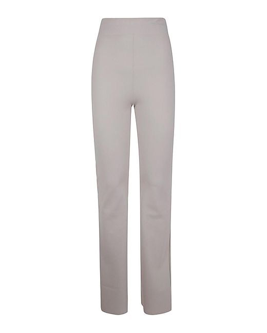 La Petite Robe Di Chiara Boni Gray Venusette Trousers