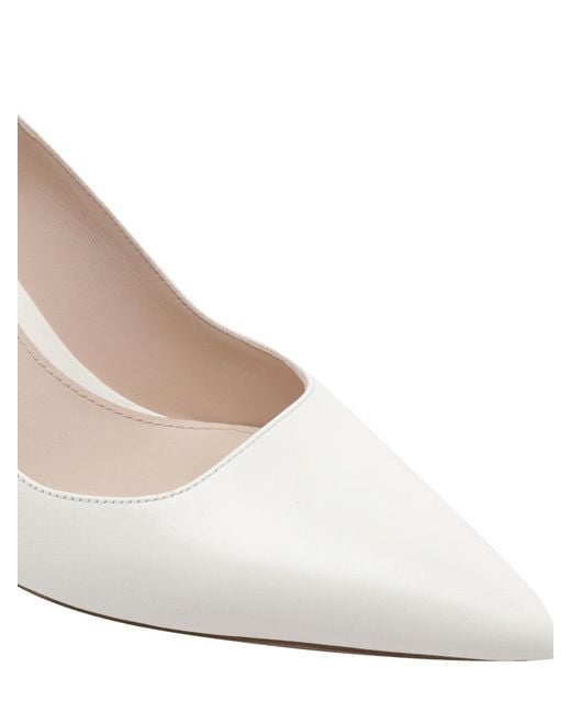Stuart Weitzman White Stuart Power Pumps