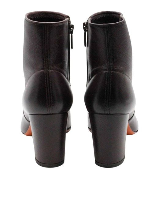 Santoni Black Boots