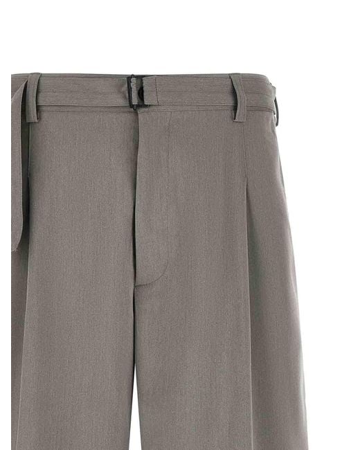 Cellar Door Gray Viper Bermuda Shorts for men