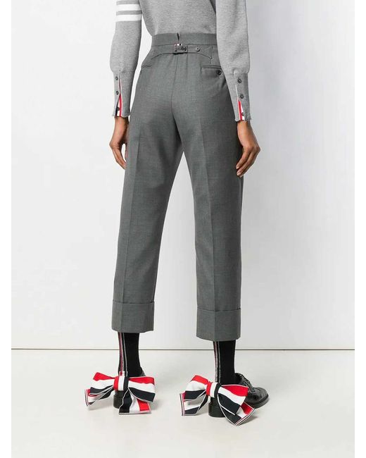 Thom Browne Gray Classic Backstrap Trouser