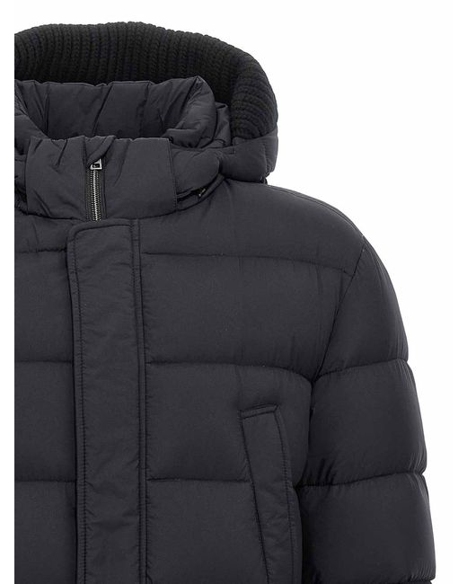 Herno Blue Down Jacket for men
