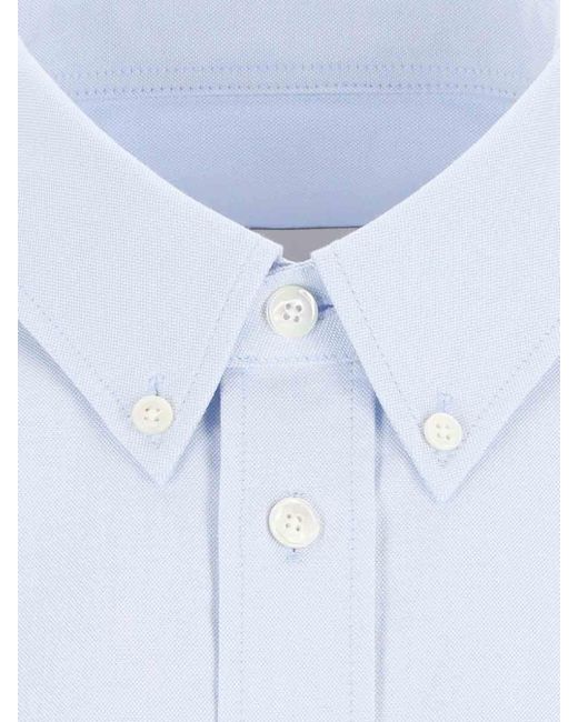 AMI Blue De Cur Cotton Shirt