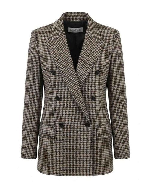 Max Mara Black Eccelso Jersey Jacket