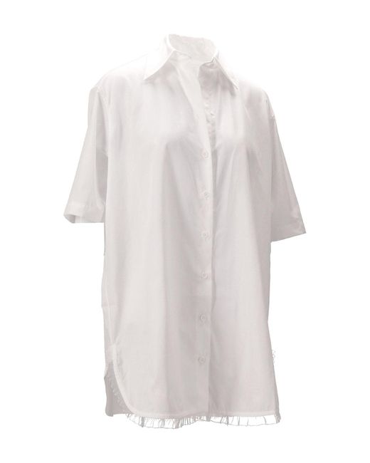 Niccolò Pasqualetti White Douglas Short-Sleeved Shirt