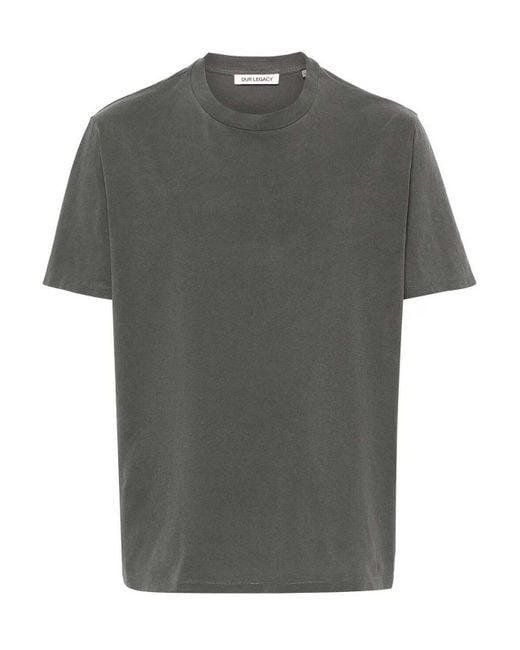 Our Legacy Gray Box Tshirt for men