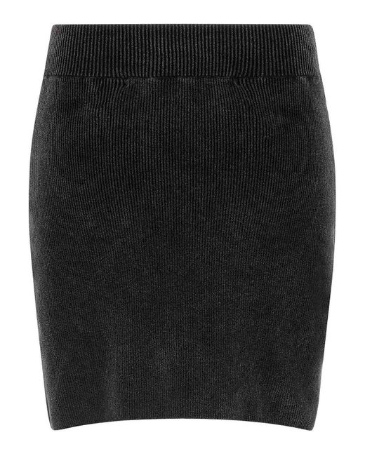 Alexander Wang Black Chenille Skirt