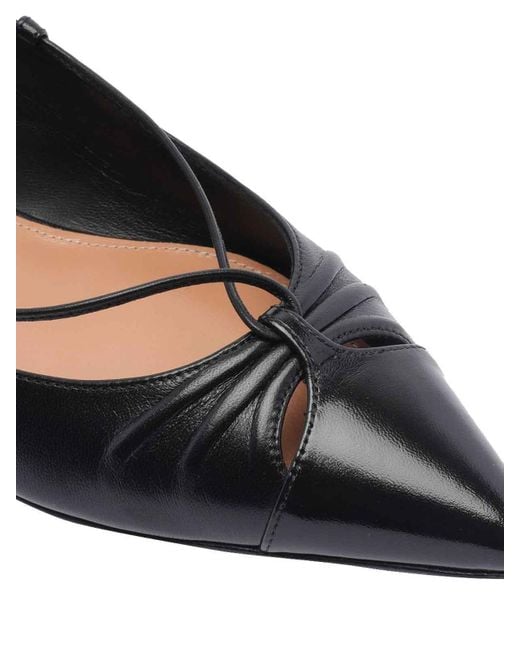 Aquazzura Black Flat Shoes