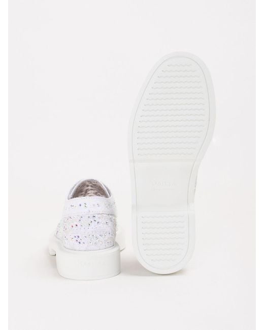 Le Silla White Loafer