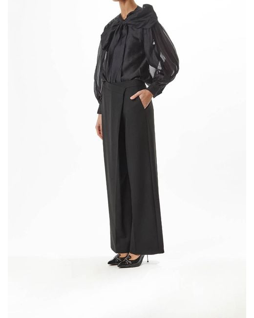 Karl Lagerfeld Gray Wrap Pants