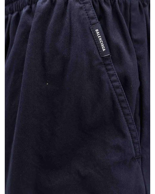 Balenciaga Blue Trouser for men